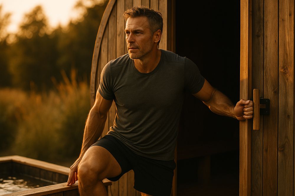 An athlete recovering